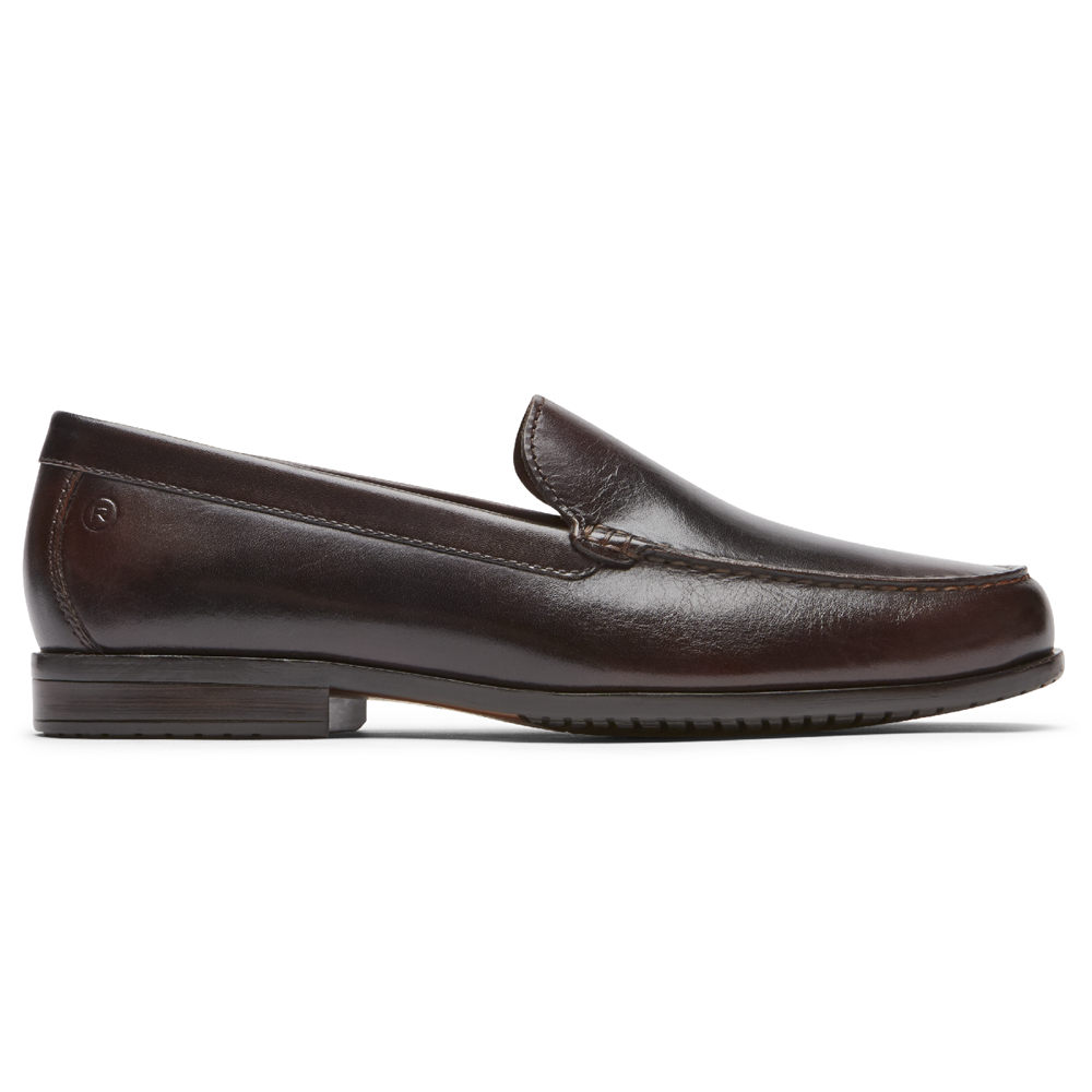 Slip-Ons Rockport Hombre Mexico - Classic Lite 2 Venetian Marrom Oscuro - OMTVB0215